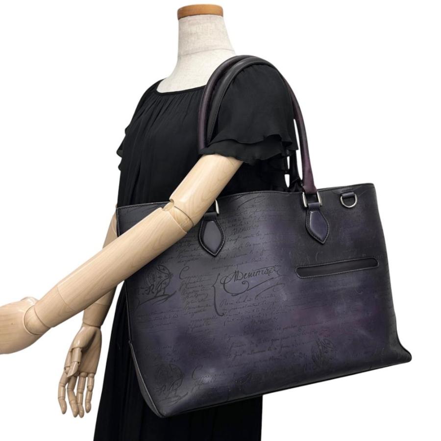 Berluti/ベルルッティ トゥジュール カリグラフィ トートバッグ レザー