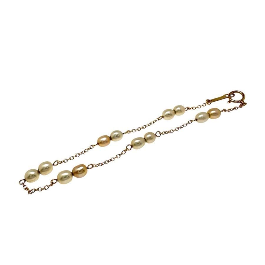 TASAKI/タサキ 淡水真珠 12珠 ブレスレット K18ゴールド 2.5g 16.5cm