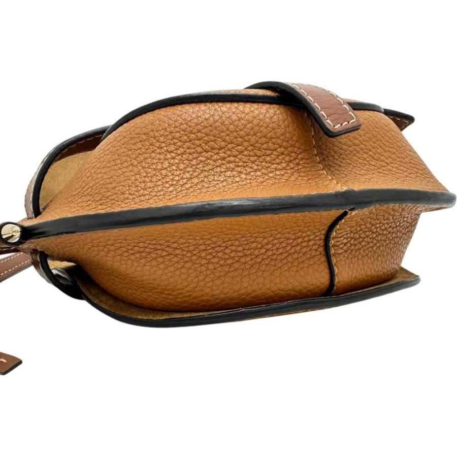LOEWE（ロエベ） ゲート ミニ ショルダーバッグ レザー ブラウンレザー