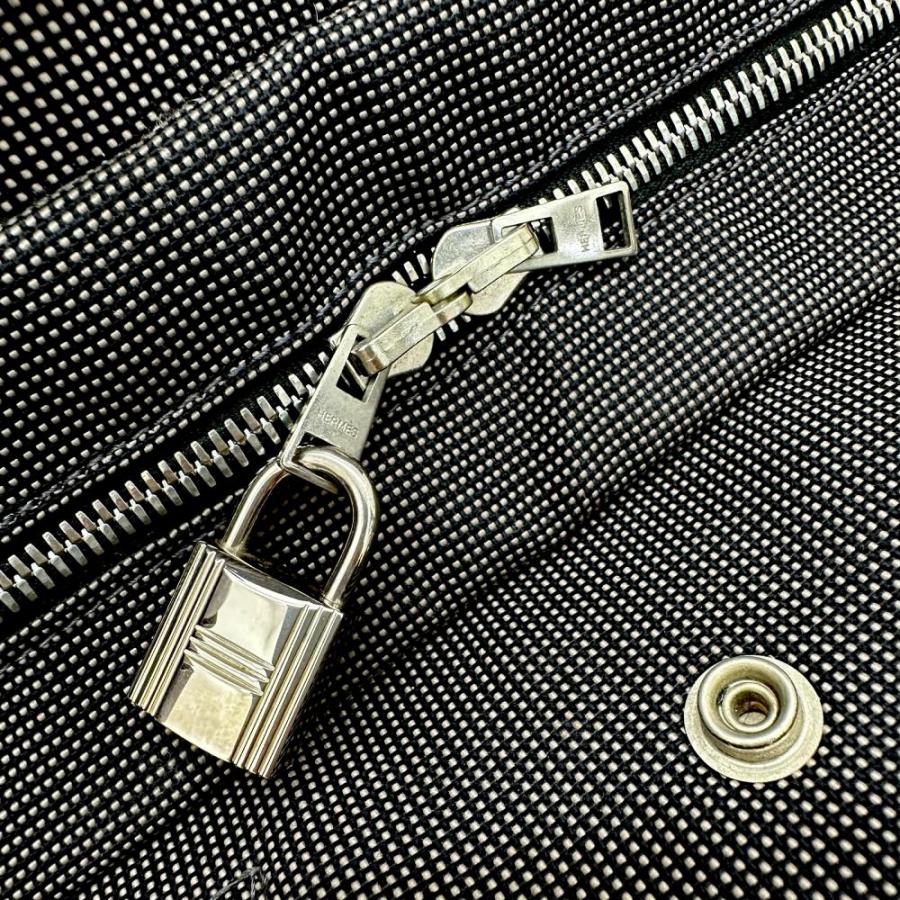 AVK04 エルメス 美品 エールラインMM トートバッグ シルバー金具 