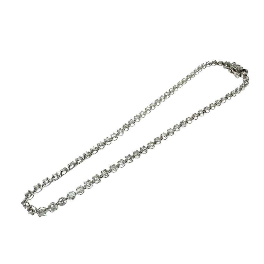 テニス ダイヤモンド 計1.00ct ブレスレット Pt850プラチナ 3.4g 18cm
