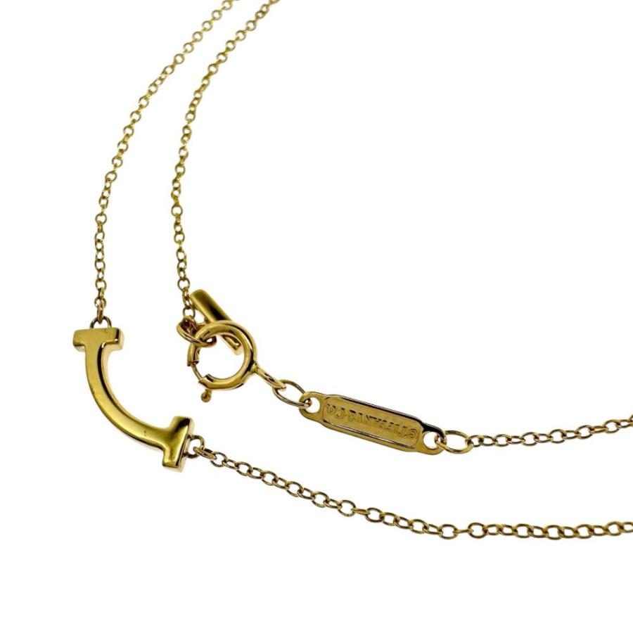TIFFANY&Co. ティファニーTスマイル　ミニ　ネックレス TIFFANY&Co.（ティファニー） Tスマイル ミニ ネックレス K18YG