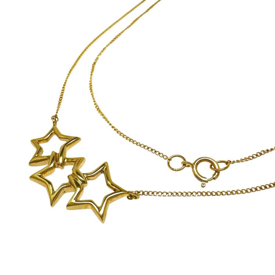 TIFFANY&Co.（ティファニー） トリプルスター ネックレス K18YG
