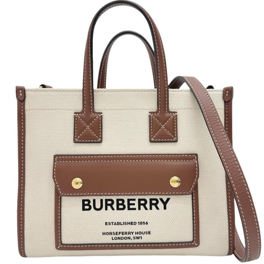 BURBERRY（バーバリー） ミニフレヤトート 2WAYショルダーバッグ 