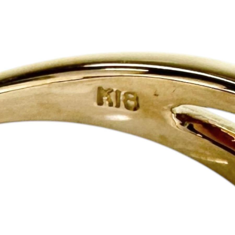 13号4℃/ヨンドシー ダイヤモンド リング・指輪 K18ゴールド 3.4g