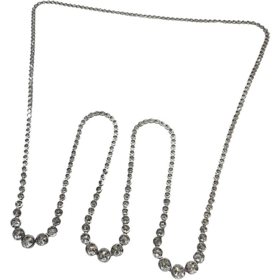 テニス ロング ダイヤモンド 10.00ct ネックレス Pt850プラチナ 29.2g