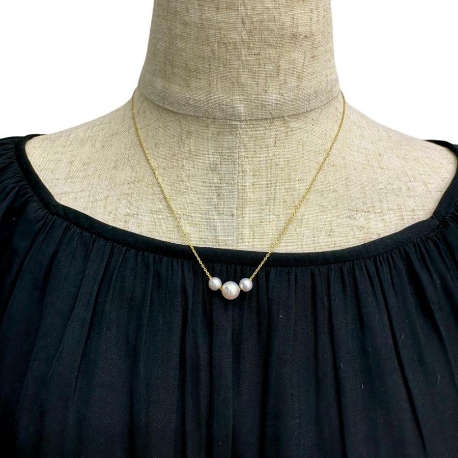 MIKIMOTO（ミキモト） Mチャーム付 アコヤパール/真珠5.5〜7.6mm