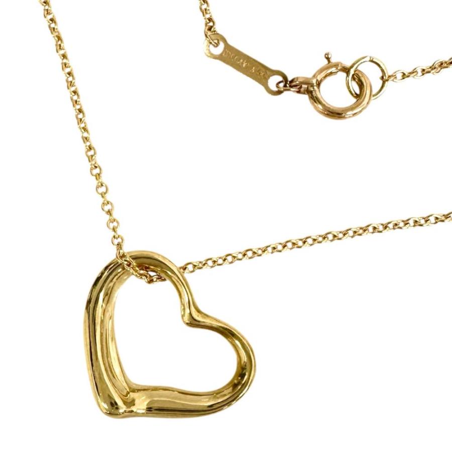 美品・箱袋付き✨ティファニー　ネックレス　オープンハート　ペレッティ　Lサイズ TIFFANY&Co.（ティファニー） オープンハート エルサペレッティ ミニ