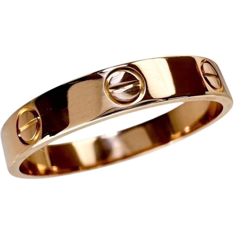 カルティエ　ゴールドリング　シンプル　 リング　19号 Cartier（カルティエ） 19号CARTIER/カルティエ ミニラブ メンズOK