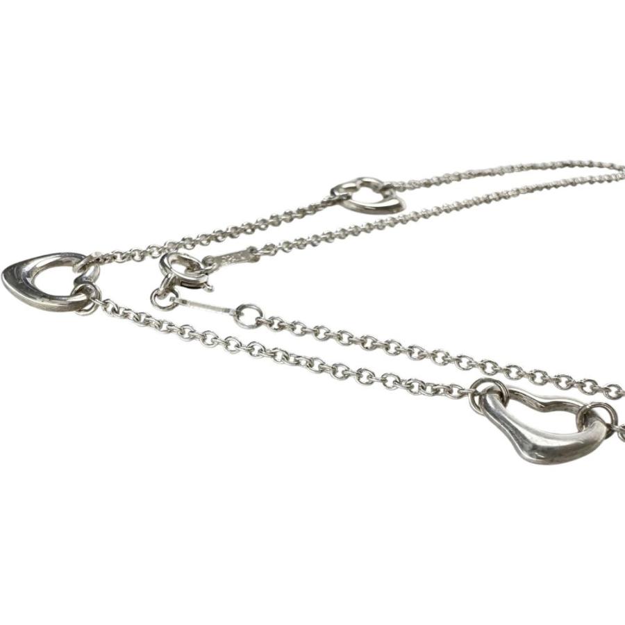 TIFFANY&Co.（ティファニー） オープンハート 3P ネックレス シルバー 