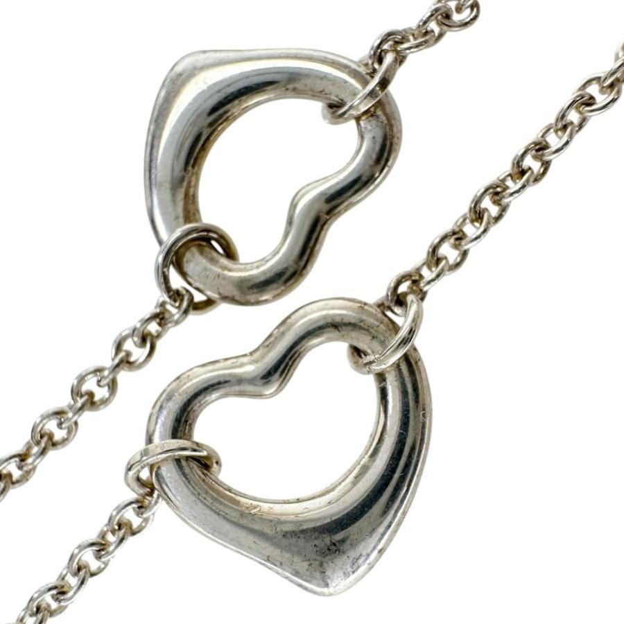 TIFFANY&Co.（ティファニー） オープンハート 3P ネックレス シルバー 