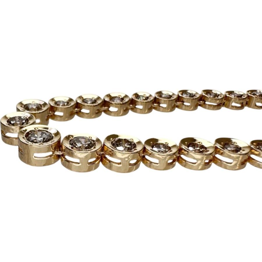 テニス ダイヤモンド 3.00ct ネックレス K18ゴールド 20.2g 42cm 