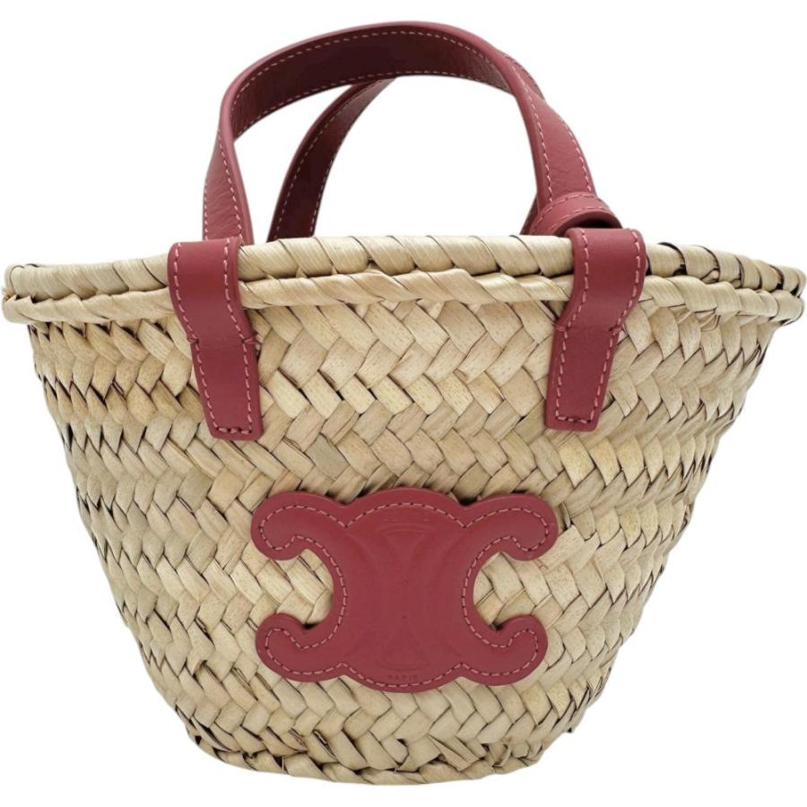 正規品　CELINE トリオンフ　ミニ　パニエ　ラフィアカーフスキン CELINE（セリーヌ） トリオンフ パニエ ミニ 2WAYショルダーバッグ