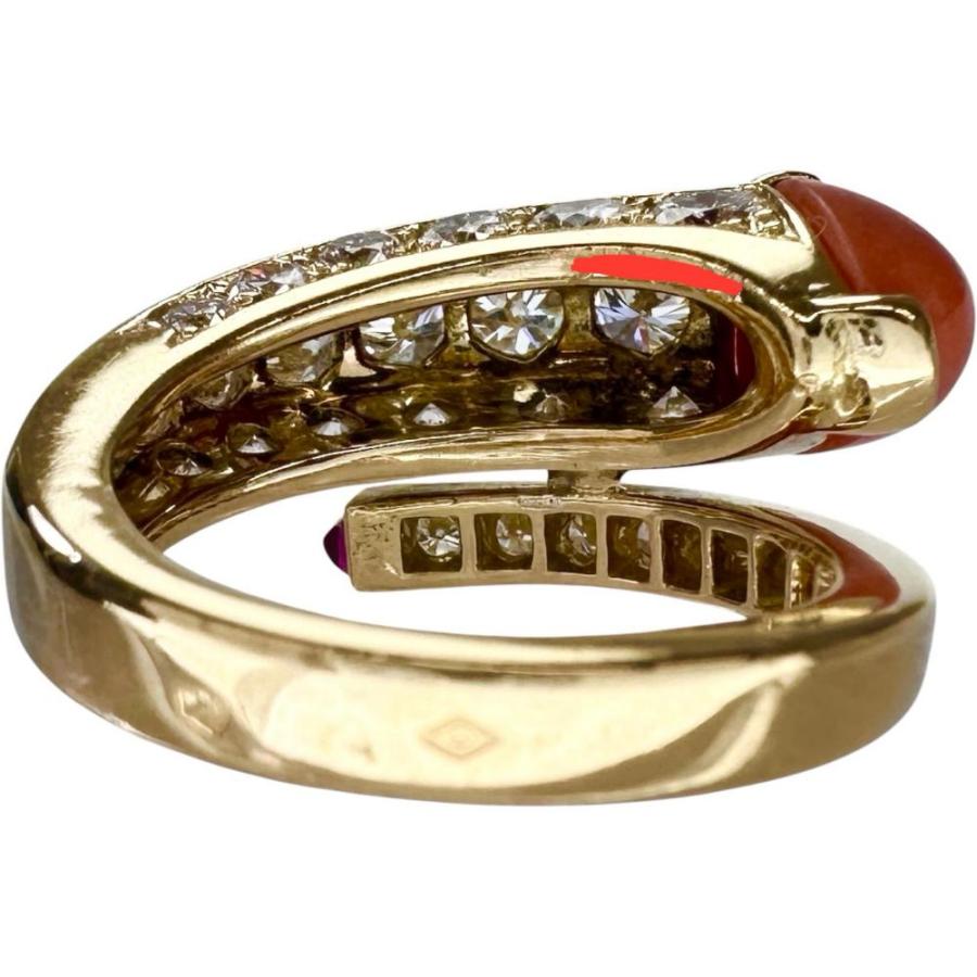 Cartier（カルティエ） 10号CARTIER/カルティエ ヴィンテージ サンゴ 