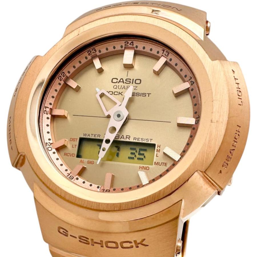 CASIO G-SHOCK AWM-500GD フルメタル　ゴールドカラー CASIO（カシオ） G-SHOCK フルメタル AWM-500GD ピンクゴールドカラー