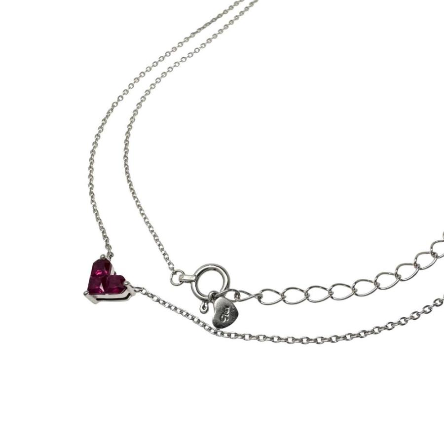 STAR JEWELRY/スタージュエリー ハート ミステリーセッティングルビー 