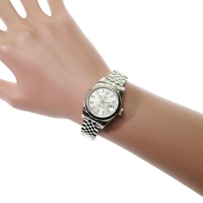 ミド Commander 自動巻き時計 シルバー 楽天市場】ロレックス ROLEX デイトジャスト 179174G M番 SS/WG