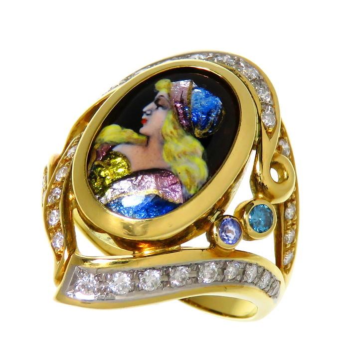 ダイヤモンド リーフ k18 プラチナ リング 作家 デザイナー 14号 ダイヤモンド リーフ k18 プラチナ リング 作家 デザイナー 14号