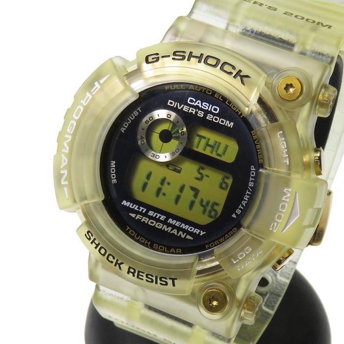 CASIO/カシオ G-SHOCK/ジーショック フロッグマン 25周年記念限定モデル GW-225E-7JF 腕時計 樹脂系/チタン ソーラー  グロリアスゴールド ブラック文字盤 メンズ : s21042514574 : 真子質店 ヤフーショッピング店 - 通販 - Yahoo!ショッピング