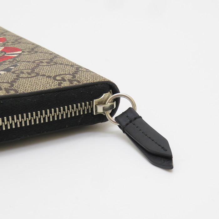 GUCCI（グッチ） 451273 K561N 8666 スネーク/蛇 長財布 GGスプリーム