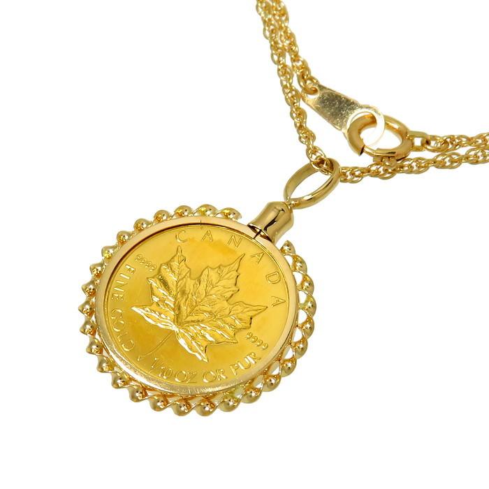 カナダメイプルリーフ5ドル金貨  1/10オンス 3個セット 純金コイン【カナダ】メイプルリーフ金貨5ドル1/10ozCANADA