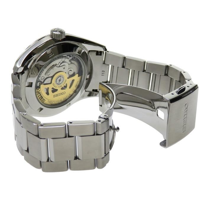 SEIKO/セイコー プレサージュ メカニカル 4R38-00S0 腕時計 ステンレススチール 自動巻き/オートマ ブラック文字盤 メンズ