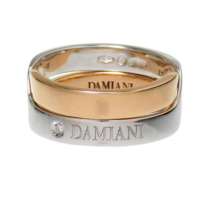 【新古品】DAMIANI ダミアーニ リング2点セット　定価40万 DAMIANI（ダミアーニ） 8.5号Damiani/ダミアーニ 2連 ダイヤモンド