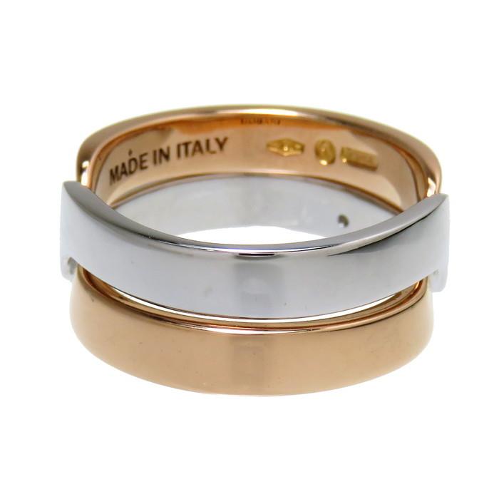 DAMIANI 8.5号Damiani/ダミアーニ 2連 ダイヤモンド リング・指輪 