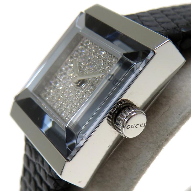 GUCCI/グッチ Gフレーム ダイヤ文字盤 128.5/YA128530 腕時計 