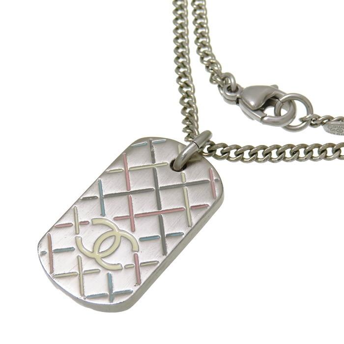 CHANEL CHANEL/シャネル マトラッセ ドッグタグ風デザイン ココマーク  