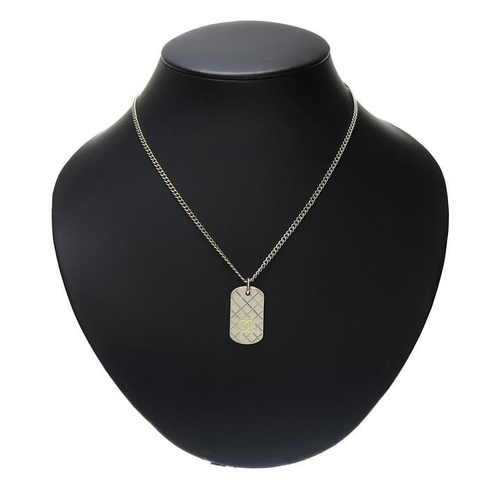 CHANEL CHANEL/シャネル マトラッセ ドッグタグ風デザイン ココマーク  