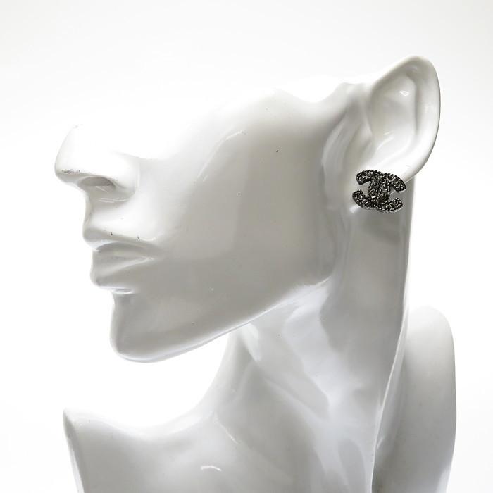 CHANEL シルバー ココマーク　ロゴスタッドピアス シャネル CHANEL ピアス ココマーク CCマーク スタッズ シルバー