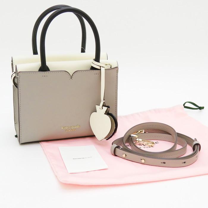 Kate Spade/ケイトスペード スペンサーミニサッチェル PXRUB220 2WAY ハンドバッグ 牛革/フェイクスエードライニング True  Taupe レディース