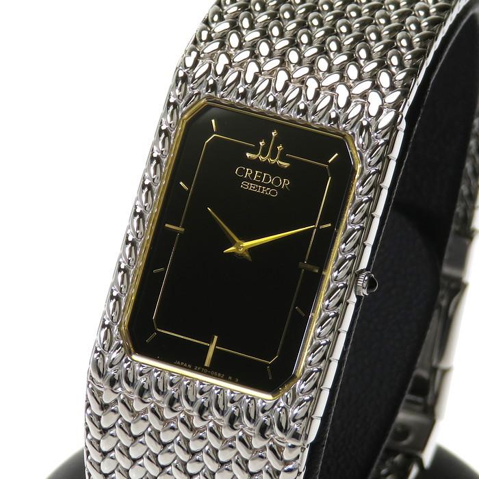 セイコー 2F70-5331 クレドール シルバー クオーツ 腕時計 SEIKO（セイコー） 2F70-5331 クレドール 腕時計 ステンレススチール