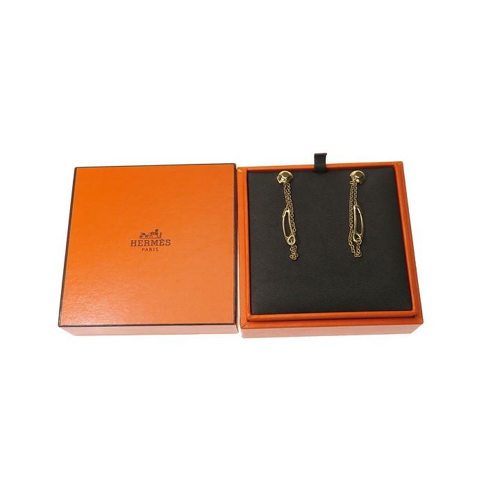 HERMES（エルメス） スタッド ピアス シェーヌダンクル ミニパンク