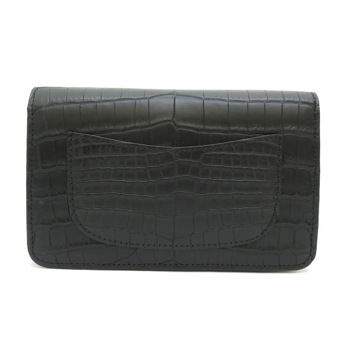 ☆未使用・展示品☆ HCP社製 マットクロコ 2WAY ポシェット/クラッチ 