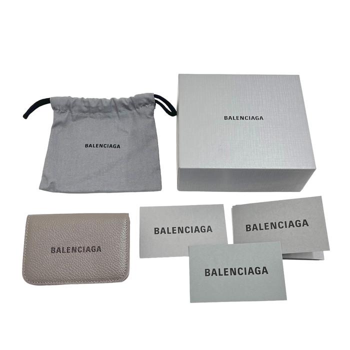BALENCIAGA（バレンシアガ） 593813 コンパクト 三つ折り財布 レザー