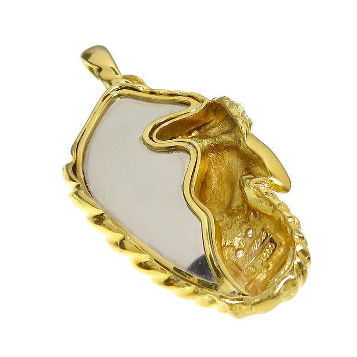 Omphale/オムパレー 女性像 ダイヤモンド 計0.05ct ペンダントトップ