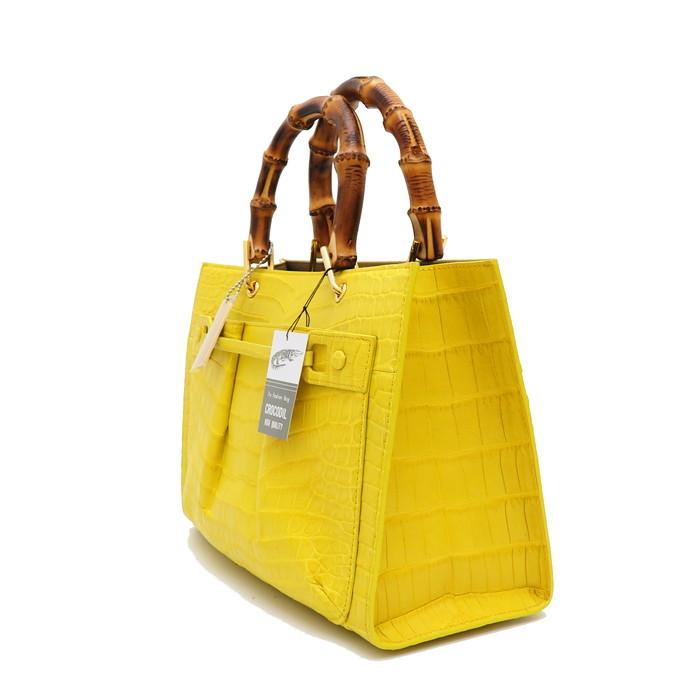 最終特価品 6216 ☆未使用品☆ HCP社製 マットクロコ 2WAY バンブー  