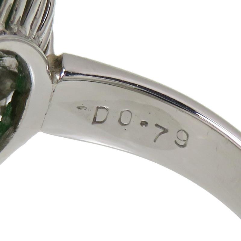 12号 翡翠 7.21ct ダイヤモンド 計0.79ct リング・指輪 Pt900プラチナ