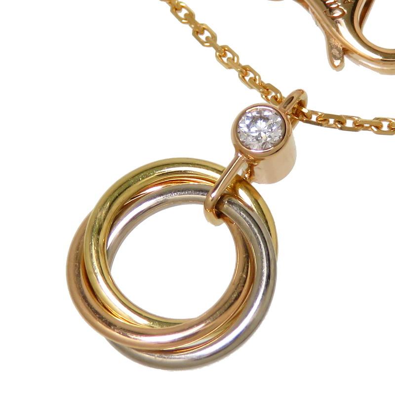 Cartier（カルティエ） ベビートリニティ ダイヤモンド ネックレス