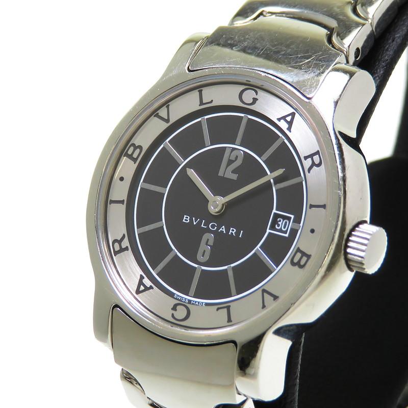 最終特価品BVLGARI/ブルガリ ソロテンポ ST29S 23年8月電池交換済み 