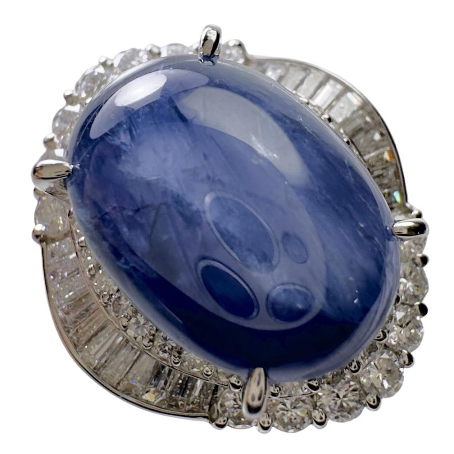 16号 スターサファイア 17.05ct ダイヤモンド 計1.62ct リング・指輪 