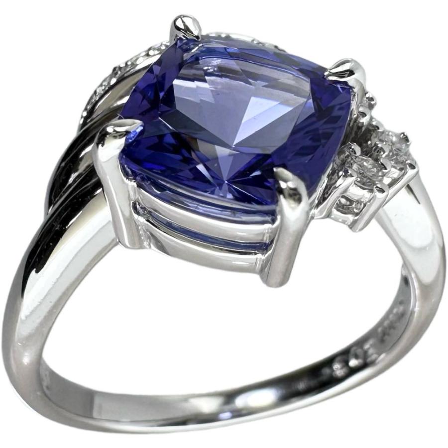 13号TASAKI/タサキ タンザナイト 2.03ct ダイヤモンド 0.10ct リング 