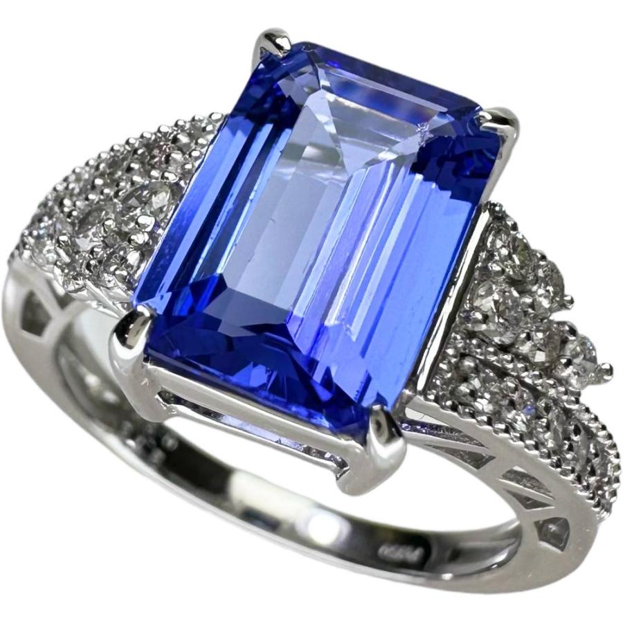 pt950 タンザナイト ダイヤモンド　リング　13号 13号 タンザナイト 2.72ct ダイヤモンド 0.29ct リング・指輪
