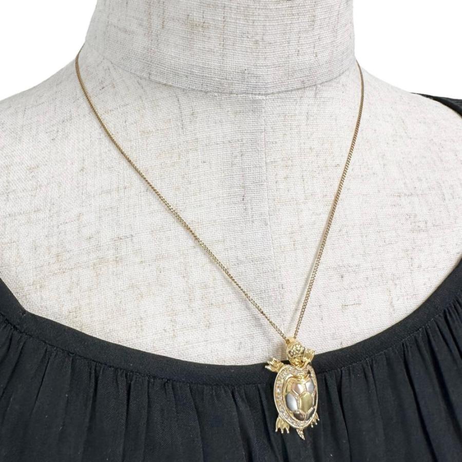 ダイヤモンド 0.24ct ルビー ペンダントトップ 亀/カメ 不動明王
