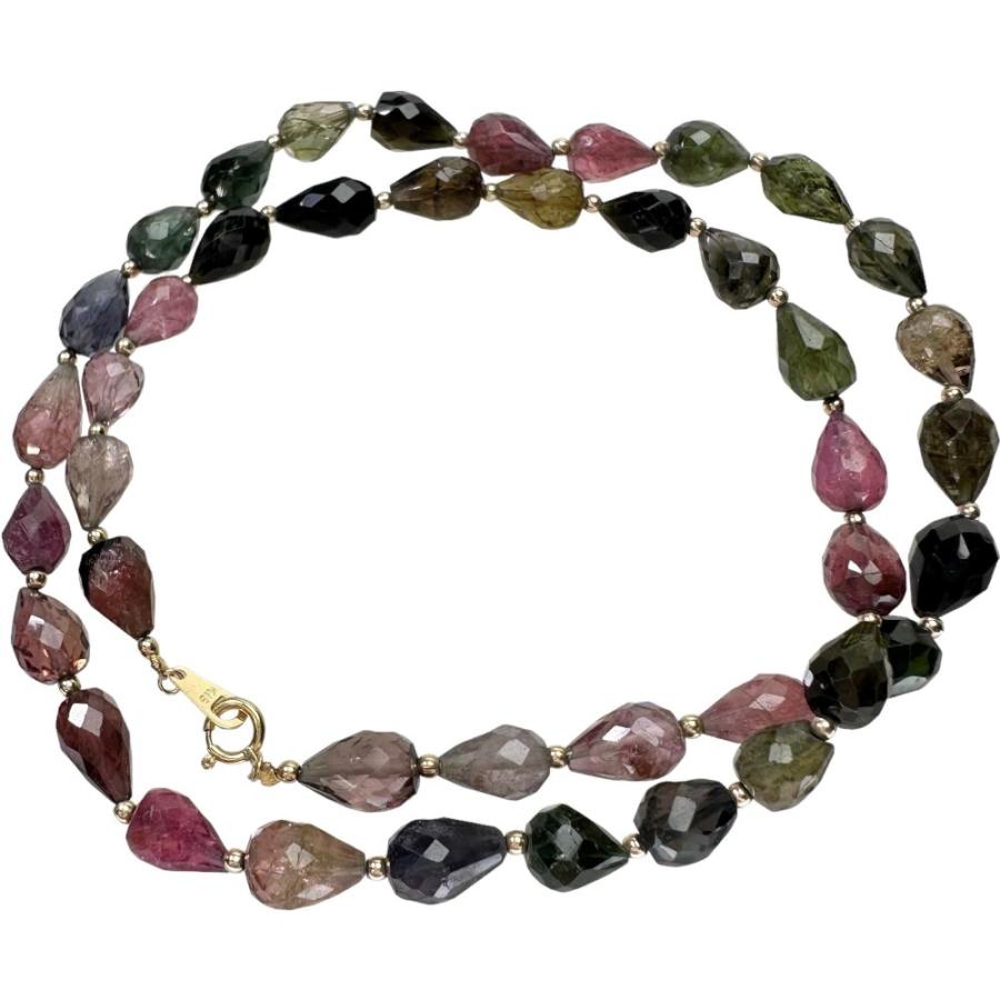 K18マルチトルマリンネックレス