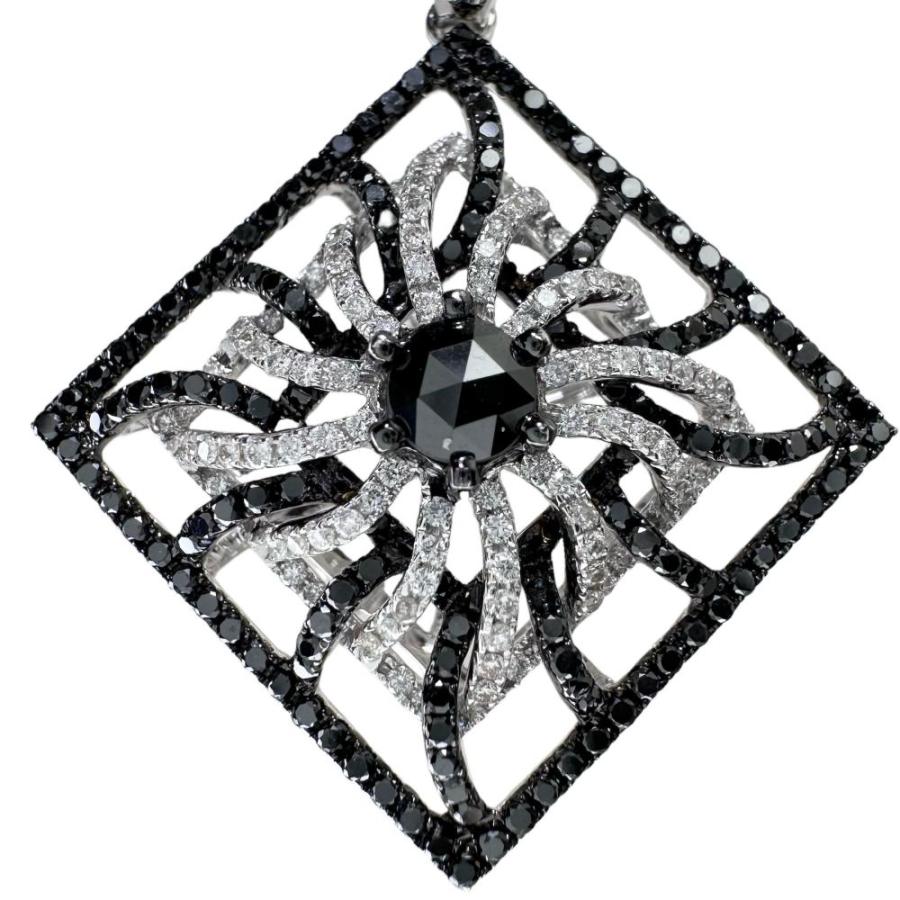 ブラックダイヤモンド 計1.00ct ダイヤモンド 計0.22ct ブラックダイヤモンド 計1.00ct ダイヤモンド 計0.22ct