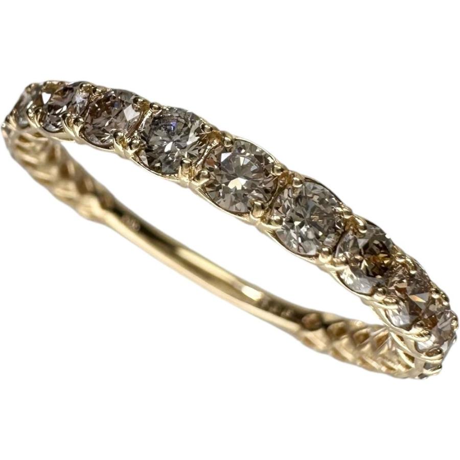 15号 ほぼフルサークル ダイヤモンド 計1.00ct リング・指輪 K18 