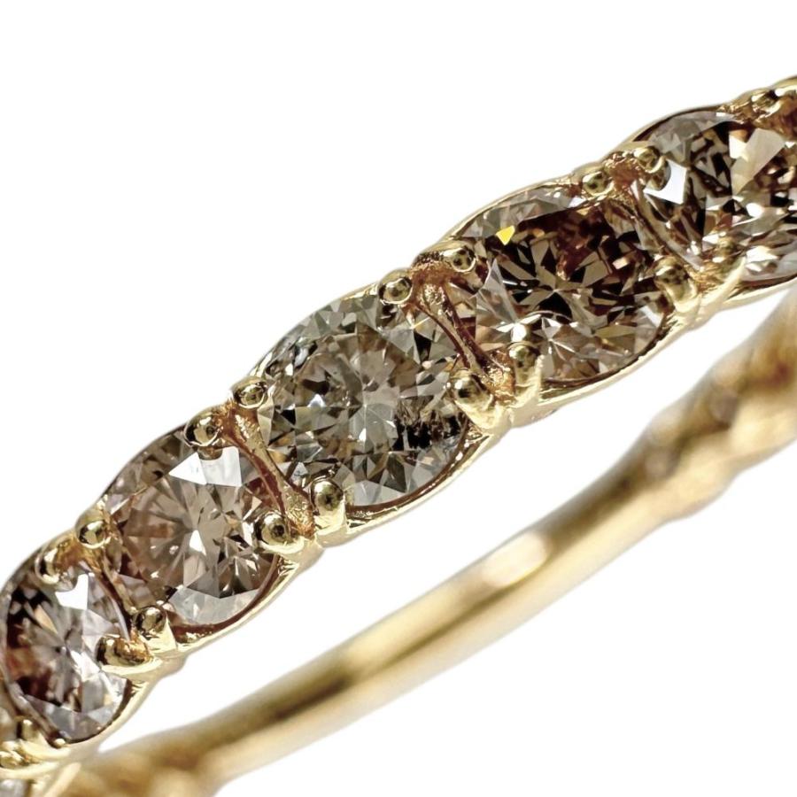15号 ほぼフルサークル ダイヤモンド 計1.00ct リング・指輪 K18